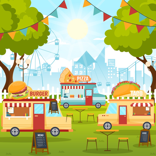 Food Fair Sticker app icon