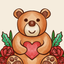 Teddy Sticker for iMessage icon