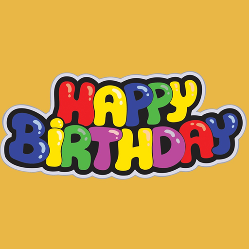 Happy Birthday sticker emoji app icon