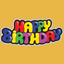 Happy Birthday sticker emoji icon