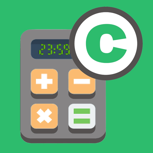 Calculator hours and minutes app icon