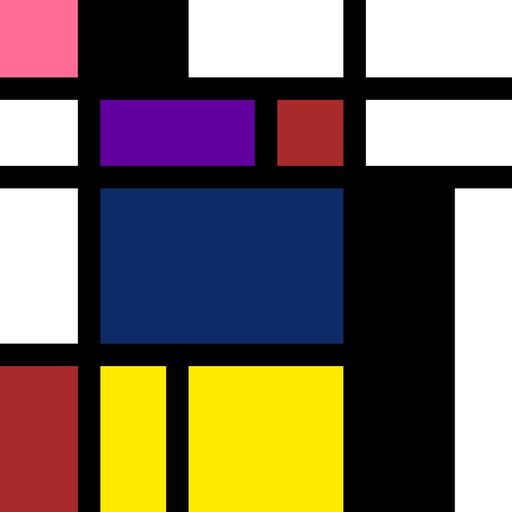 De Stijl Coloring Art Factory app icon