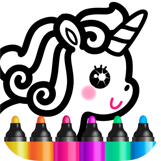 Kids Drawing Games for Girls app icon