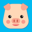 Pig emoji - Swine stickers icon