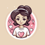 Girls Cute Stickers Pack icon