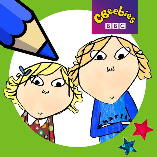 Charlie and Lola Colouring app icon