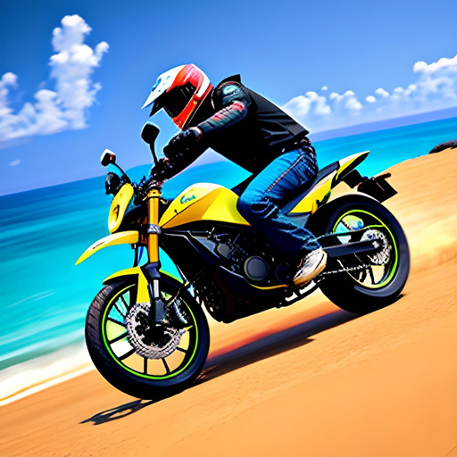 Beach Moto Bike Stunts app icon