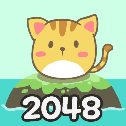 2048 Kitty Cat Island app icon
