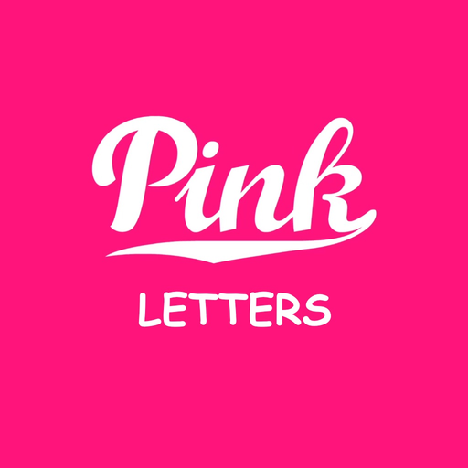 Pink Letters - Word Search Puzzle Game app icon