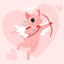 Cute Cat Pink Stickers Pack icon