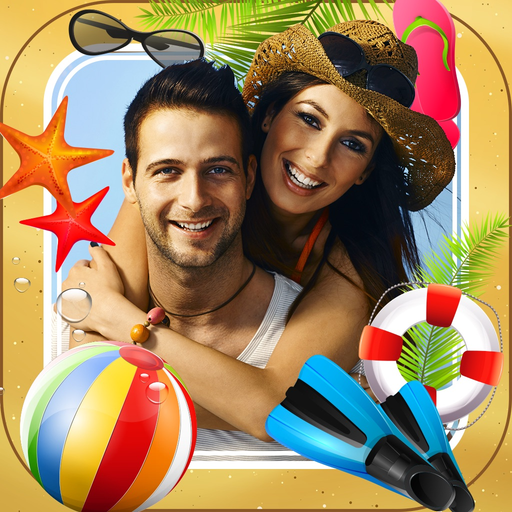 Summer Photo Frames & Stickers app icon