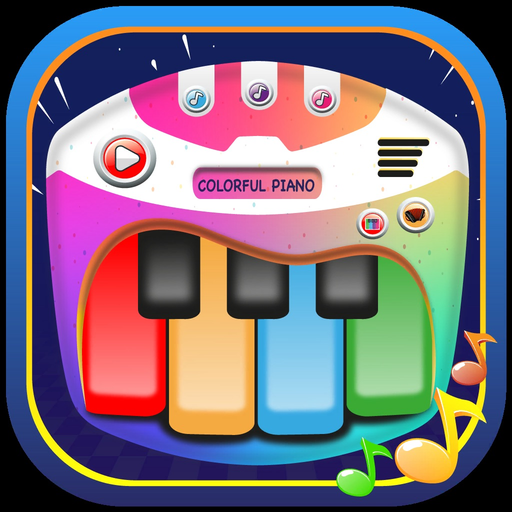 Colorful iPiano app icon