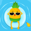 Hawaii Pineapple Stickers Pack icon