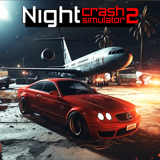 Damage Engine Night Car Crash app icon