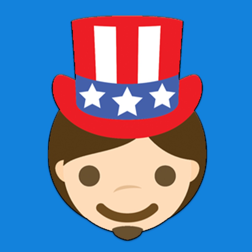 Uncle Sam emoji - USA stickers app icon