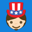 Uncle Sam emoji - USA stickers icon