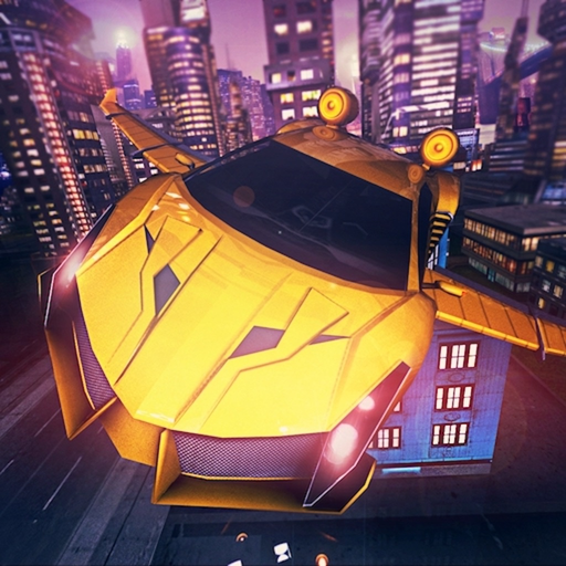 Sports Car Flying 3d simulator 2017 app icon