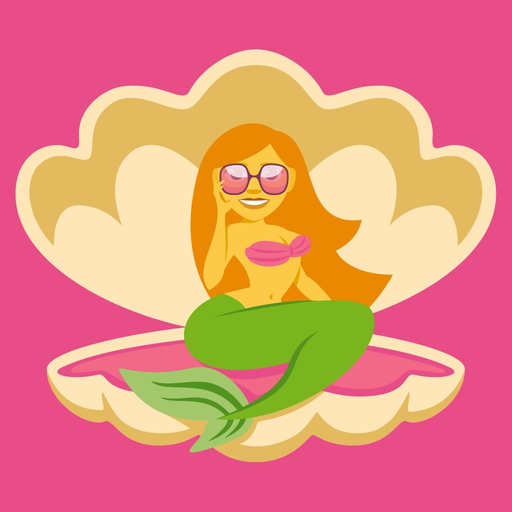Mermaid Life: Stickers by EmojiOne app icon