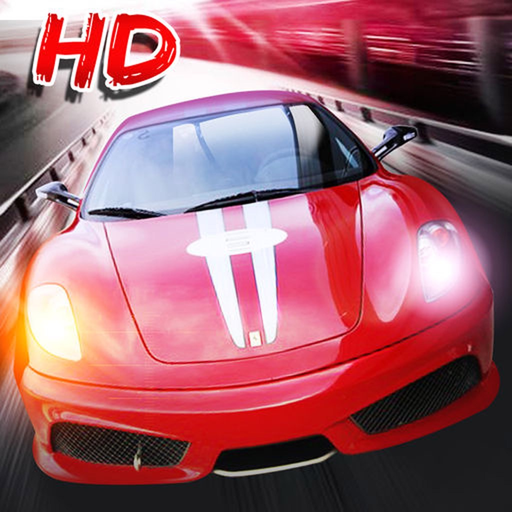 Wild racing-car racing game app icon