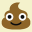 Poop emoji stickers for text icon