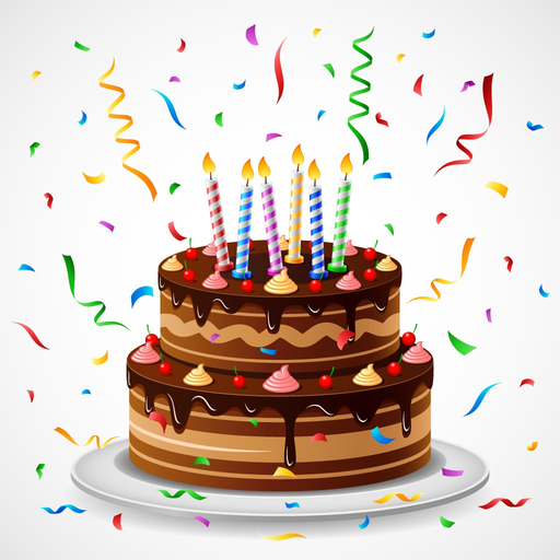 Happy Birthday Stickers Pack! app icon