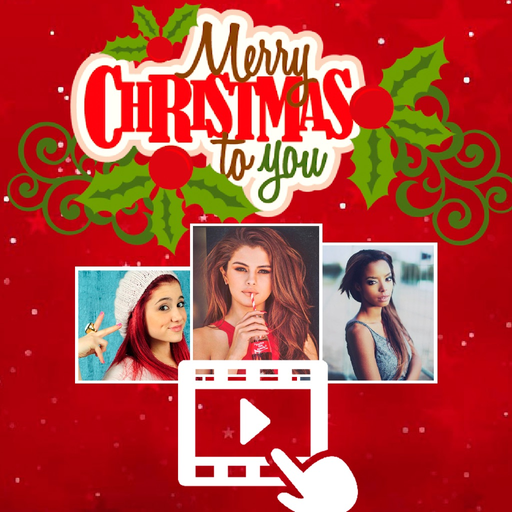 Christmas videos and cards app icon