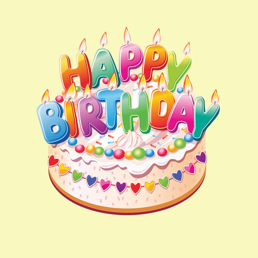 Happy Birthday stickers emoji app icon