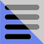 Web page text only reader icon
