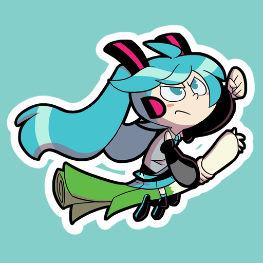 Miku Let's Go Sticker Pack app icon