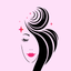 Black Stickers Beauty icon