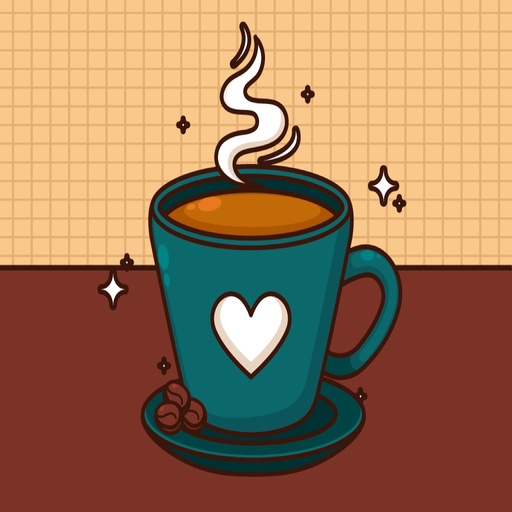 Coffee-Hot Coffee Stickers app icon