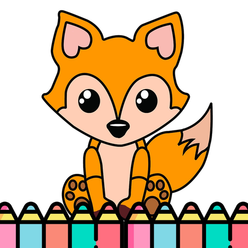 Animal Coloring Book Page Game app icon
