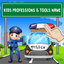 Kids Professions And Tools Puzzle icon