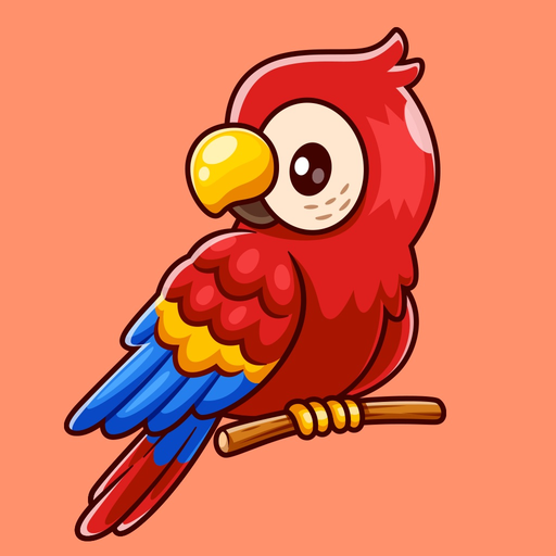 Parrot Stickers For iMessage app icon
