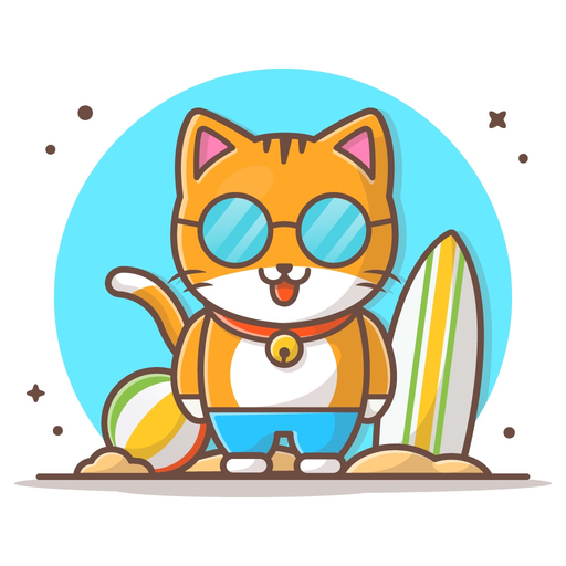 Kitty Cat Stickers Pack app icon