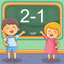 First grade Math - Subtraction icon