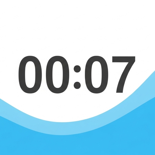 Countdown Timer Aqua Hourglass app icon