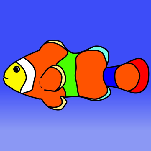 Coloring Book Fish Aquarium app icon