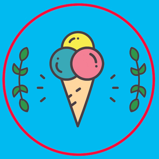 Ice Cream emoji & stickers app icon