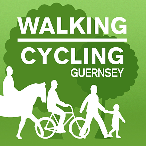 Walking & Cycling Guernsey app icon