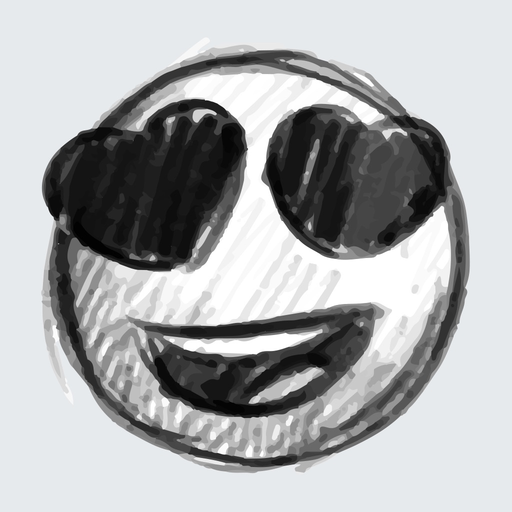 Pencil Sketch Stickers Pack app icon