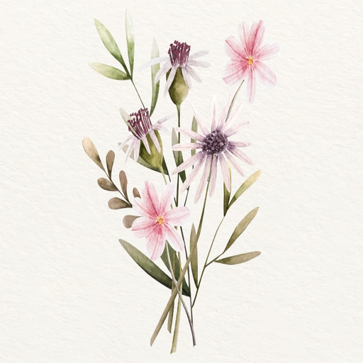 Vintage Watercolor Stickers app icon