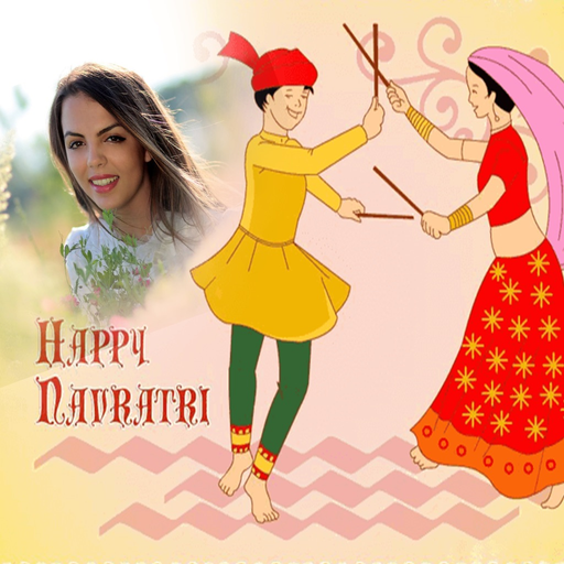 Navratri Photo Collage Frame app icon