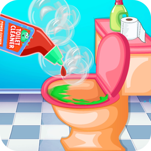 Bathroom Cleaning - Pick up trash and help wash app icon