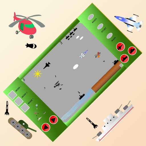 Helicopter vs Enemies Battle Retro app icon