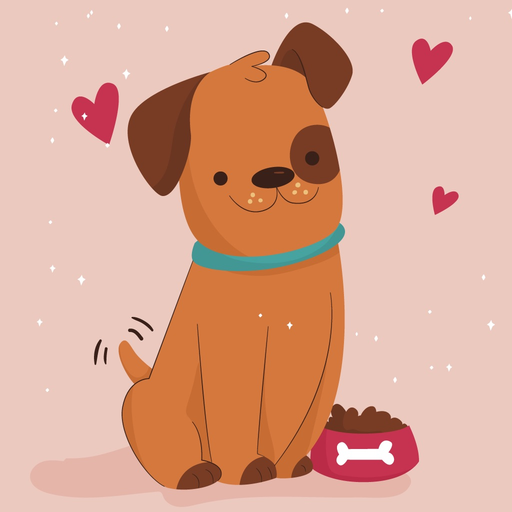 Lovely Dog Stickers Pack app icon