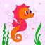 Seahorse Stickers icon