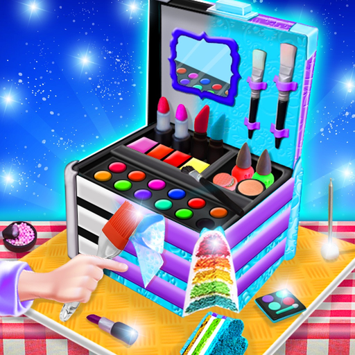 Cosmetic Box Cake Game! Make Edible Beauty Box app icon