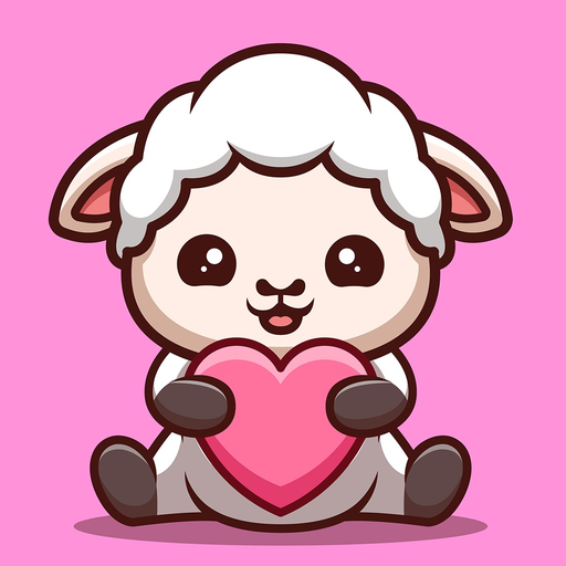 Sheep Love Stickers app icon