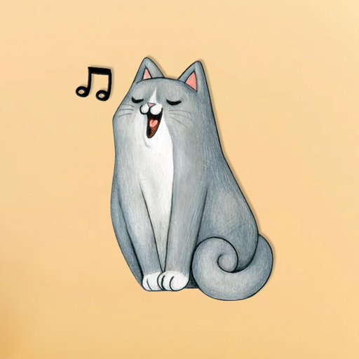 Loving Little Kitten Stickers app icon